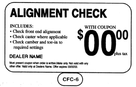 Minor Service Special