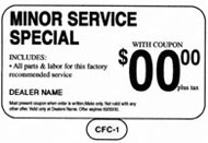 Minor Service Special