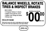 Blance Wheels, Rotate Tires & Inspect Brakes