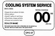Cooling System Service