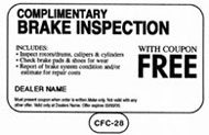 Complimentary Brake Inspection