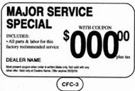 Major Service Special
