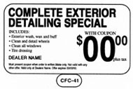 Complete Exterior Detailing Special