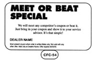 Meet or Beat Special